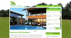 Desktop Screenshot of krsdevelopers.com